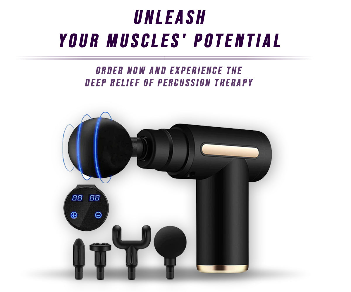 Compact Muscle Recovery Massage Gun