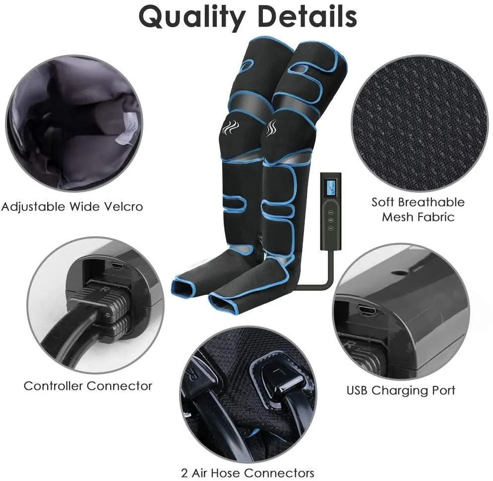 Full Leg Pneumatic Compression Recovery Boots